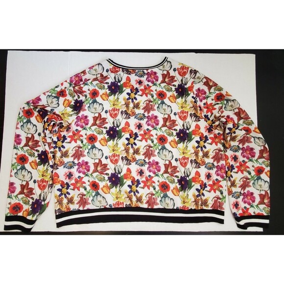 Floral Long Sleeve Top Plus Size Women's 3X Malibu Colorful Forever 21 - Picture 11 of 11